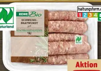 REWE Center Rewe Bio Schweine Bratwurst Angebot