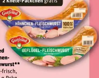 REWE Center Gutfried Hähnchen-Fleischwurst Angebot