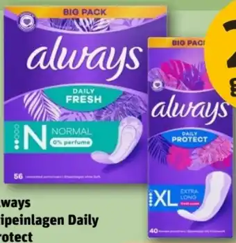 REWE Always Slipeinlagen Daily Protect XL Angebot