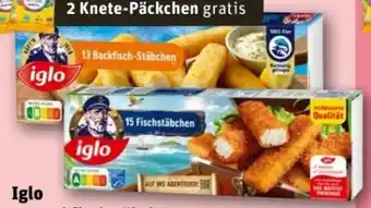 REWE Center Iglo 13 Backfischstäbchen Angebot