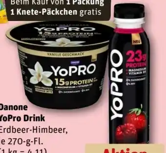 REWE Center Danone YoPro Drink Angebot