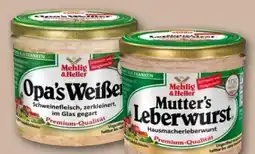 REWE Center Mehlig & Heller Wurst im Glas Angebot