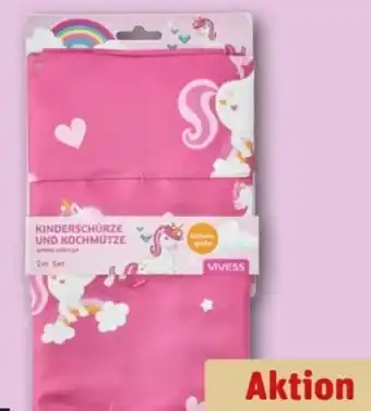 REWE Center Vivess Kinderschürze und Mütze Einhorn Angebot