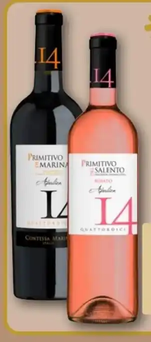 REWE Center Weingut Contessa Marina Primitivo del Salento 14 Rosato Angebot
