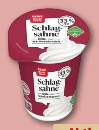 REWE Center Rewe Beste Wahl Schlagsahne Angebot