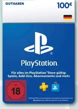 REWE Center Sony PlayStation Guthabenkarte Angebot