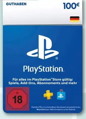 REWE Center Sony PlayStation Guthabenkarte Angebot