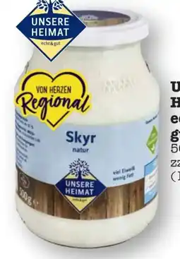 Scheck-in-Center Unsere Heimat Echt & Gut Skyr Angebot