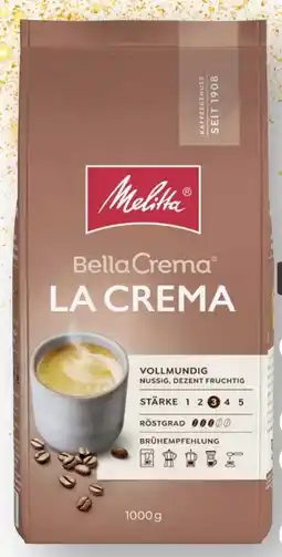 Scheck-in-Center Melitta BellaCrema La Crema Angebot