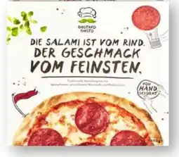 Scheck-in-Center Gustavo Gusto Steinofen Pizza Salami Angebot