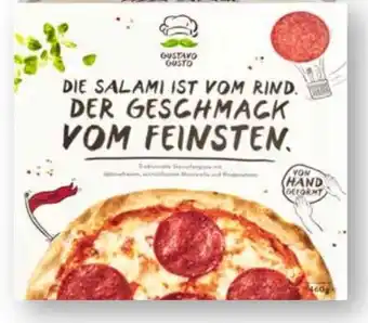 Scheck-in-Center Gustavo Gusto Steinofen Pizza Salami Angebot
