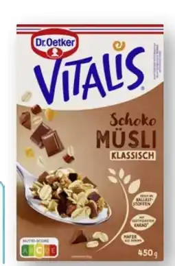 Scheck-in-Center Dr. Oetker Vitalis Schoko Müsli Angebot