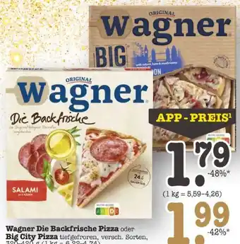 Scheck-in-Center Original Wagner Die Backfrische Pizza Angebot