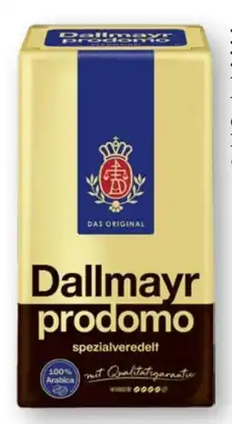 Scheck-in-Center Dallmayr Prodomo Kaffee Angebot