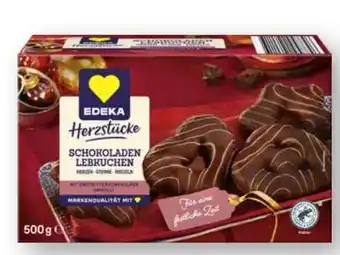 Scheck-in-Center Edeka Herzstücke Schokoladen Lebkuchen Angebot