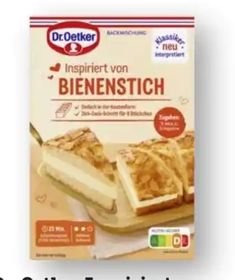 Scheck-in-Center Dr. Oetker Inspiriert von Bienenstich Angebot