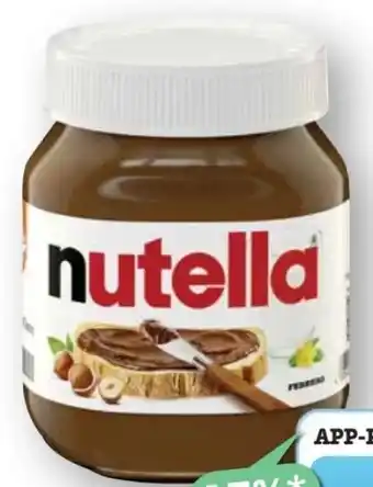 Scheck-in-Center Ferrero Nutella Nuss-Nugat Creme Angebot