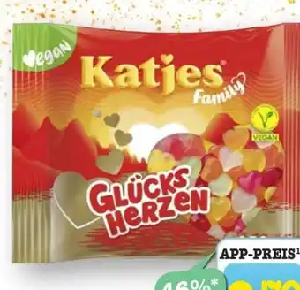 Scheck-in-Center Katjes Family Glücks Herzen Vegan Angebot