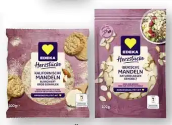 Scheck-in-Center Edeka Herzstücke Kalifornische Mandeln Angebot