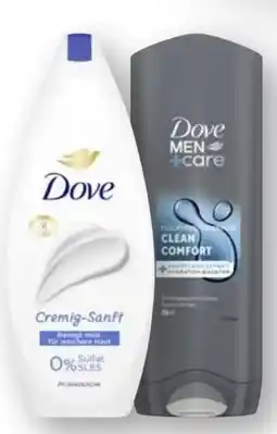 Scheck-in-Center Dove Duschgel Angebot