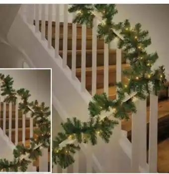 Scheck-in-Center Weihnachts-LED-Tannengirlande Angebot