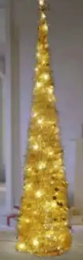 Scheck-in-Center Christmas LED Pop-Up Lamettabaum Angebot