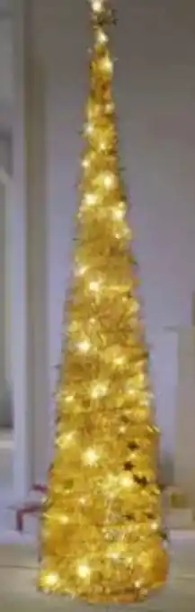 Scheck-in-Center Christmas LED Pop-Up Lamettabaum Angebot