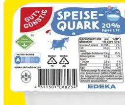 Edeka Gut & Günstig Speisequark Angebot