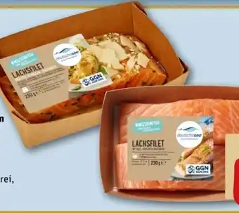 REWE Center Deutsche See Lachsfilet mit Kräuter-Parmesan Angebot