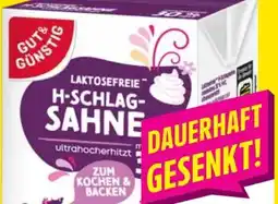 Edeka Gut & Günstig Laktosefreie H-Schlagsahne Angebot