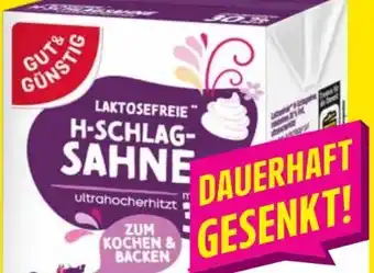 Edeka Gut & Günstig Laktosefreie H-Schlagsahne Angebot