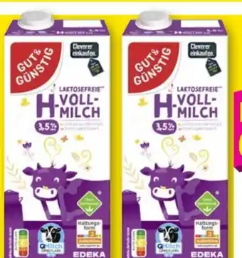 Edeka Gut & Günstig laktosefreie H-Vollmilch Angebot
