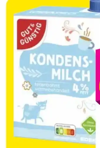 Edeka Gut & Günstig Kondensmilch Angebot