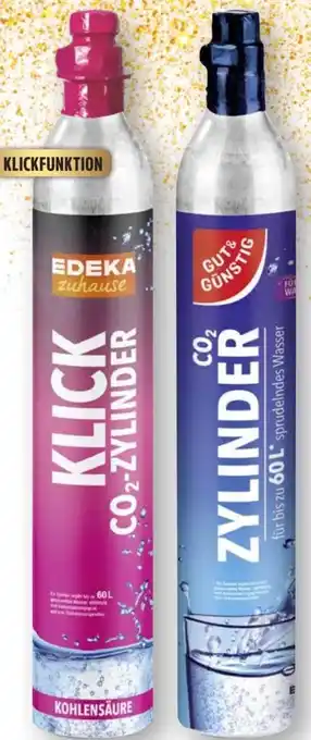 Edeka Edeka zuhause CO² -Zylinder mit Klickfunktion Angebot