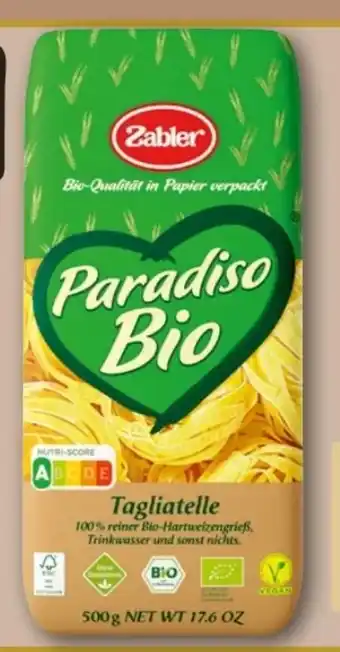 REWE Center Zabler Paradiso Bio Tagliatelle Vegan Angebot