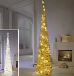 Edeka Christmas LED Pop-Up Lamettabaum Angebot