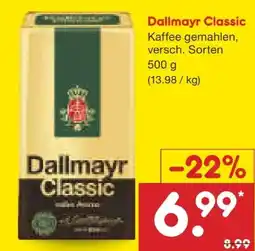 Netto Marken-Discount Dallmayr Classic Kaffee Angebot