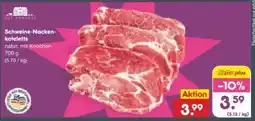 Netto Marken-Discount Gut Ponholz Schweine-Nackenkoteletts Angebot