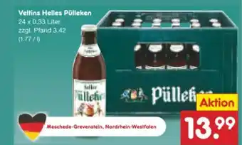 Netto Marken-Discount Veltins Pülleken Helles Angebot