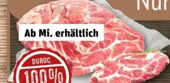 REWE Duroc Schweinenacken Angebot