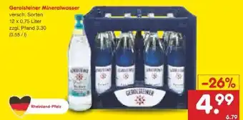 Netto Marken-Discount Gerolsteiner Mineralwasser Angebot
