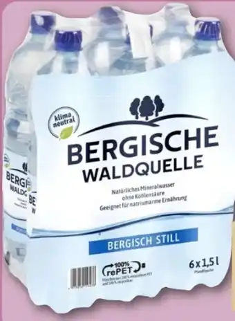 REWE Bergische Waldquelle Mineralwasser Angebot