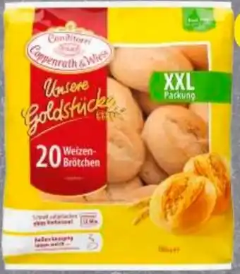Edeka Coppenrath & Wiese Goldstücke Weizenbrötchen XXL Angebot