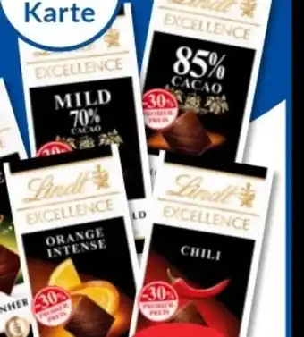 Budni Lindt Excellence Tafelschokolade Angebot