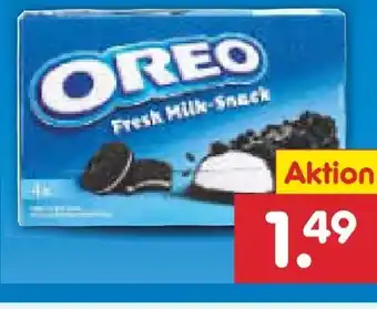 Netto Marken-Discount Oreo Fresh Milk-Snack Angebot