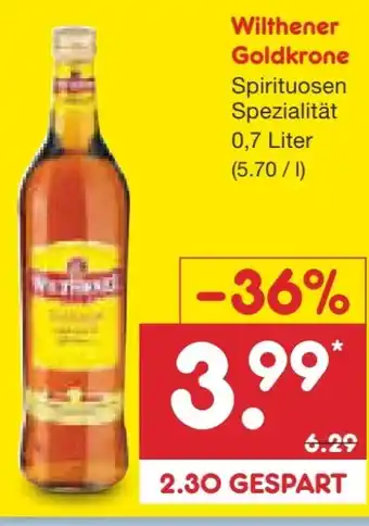 Netto Marken-Discount Wilthener Goldkrone Angebot