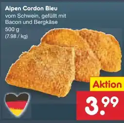 Netto Marken-Discount Alpen Cordon Bleu Angebot