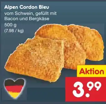 Netto Marken-Discount Alpen Cordon Bleu Angebot