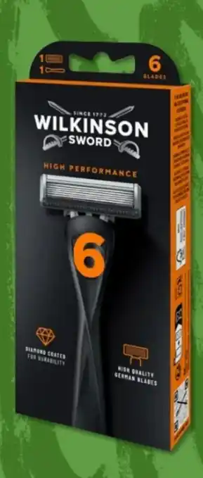 Budni Wilkinson Sword High Performance 6 Rasierer Angebot