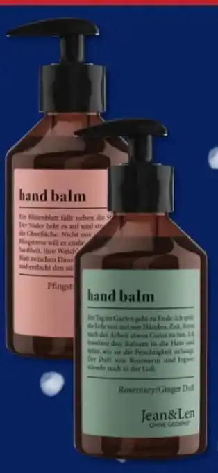 Budni Jean & Len Hand Body Balm Angebot